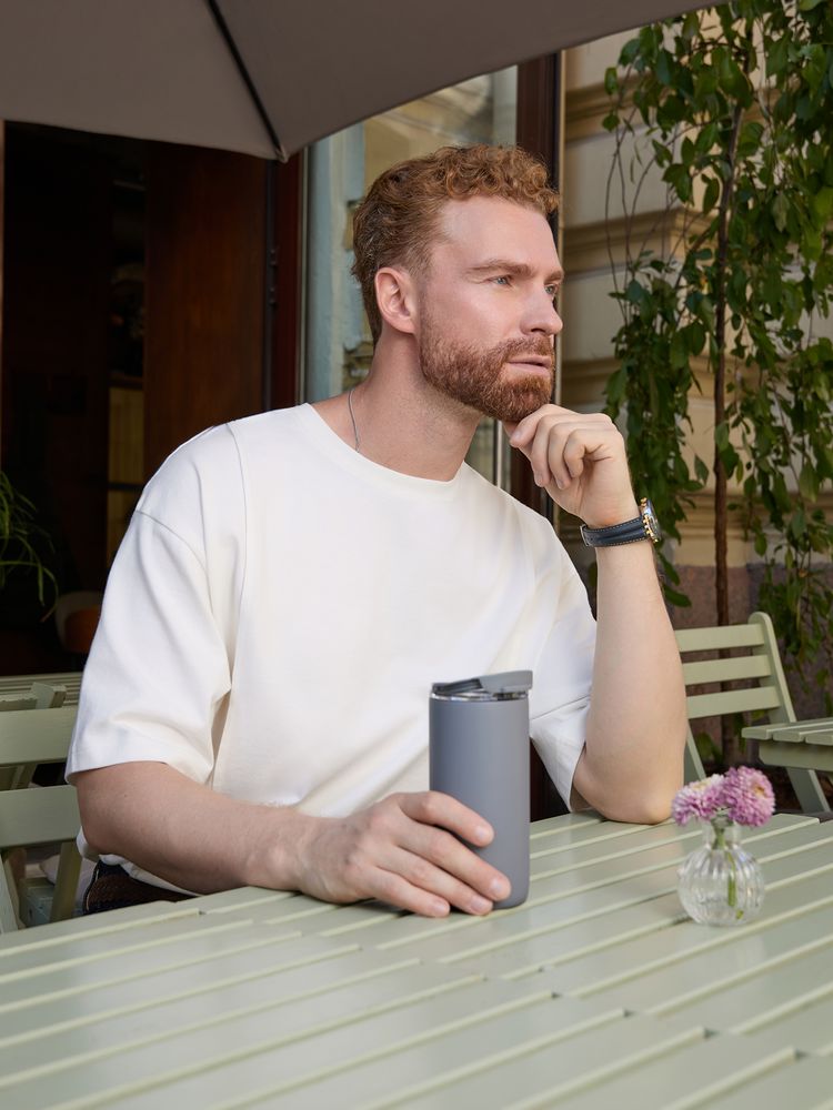 Термостакан Voima, серый / Миниатюра имиджевого (1000)