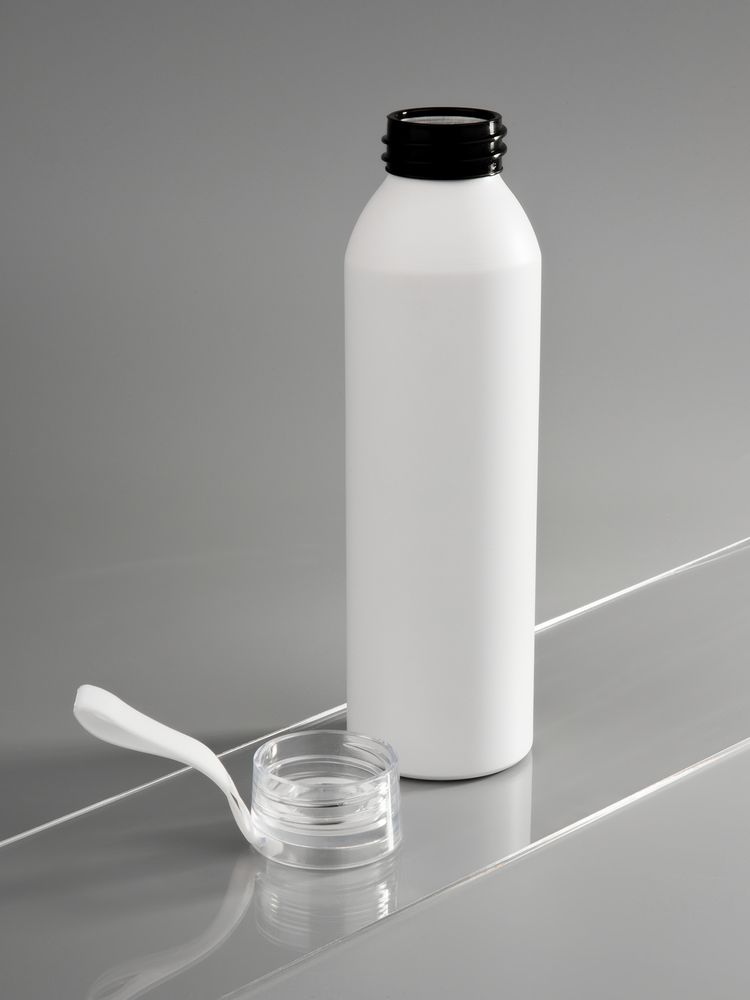 Бутылка для воды Brooke, матовая белая / Миниатюра имиджевого (1000)