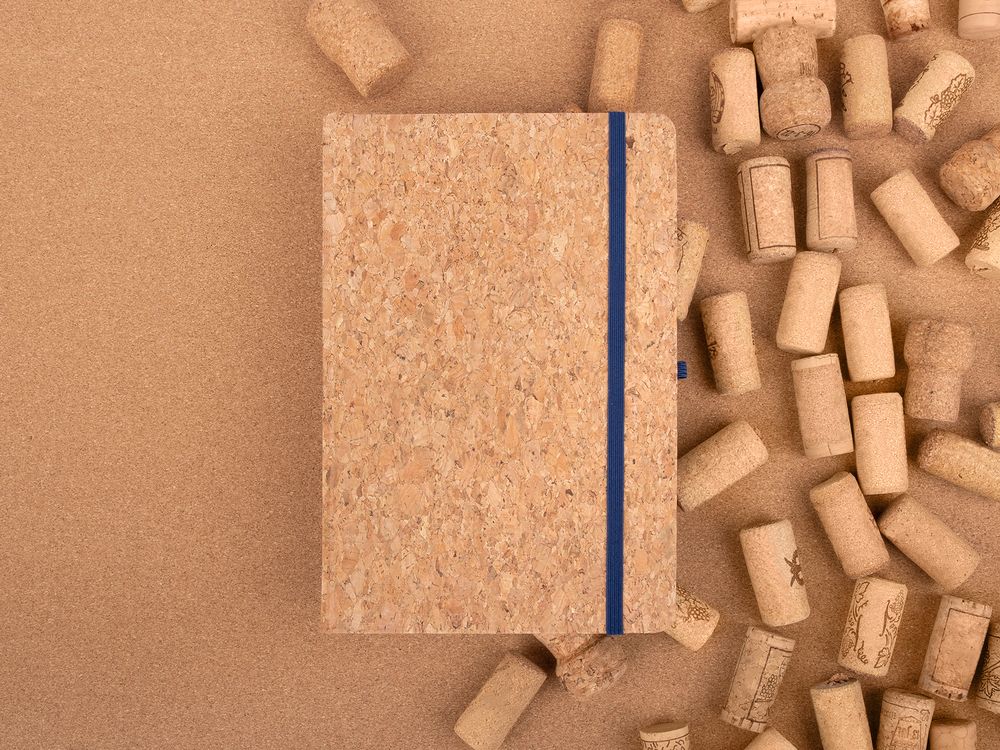 Блокнот Corkfolio, синий / Миниатюра имиджевого (1000)