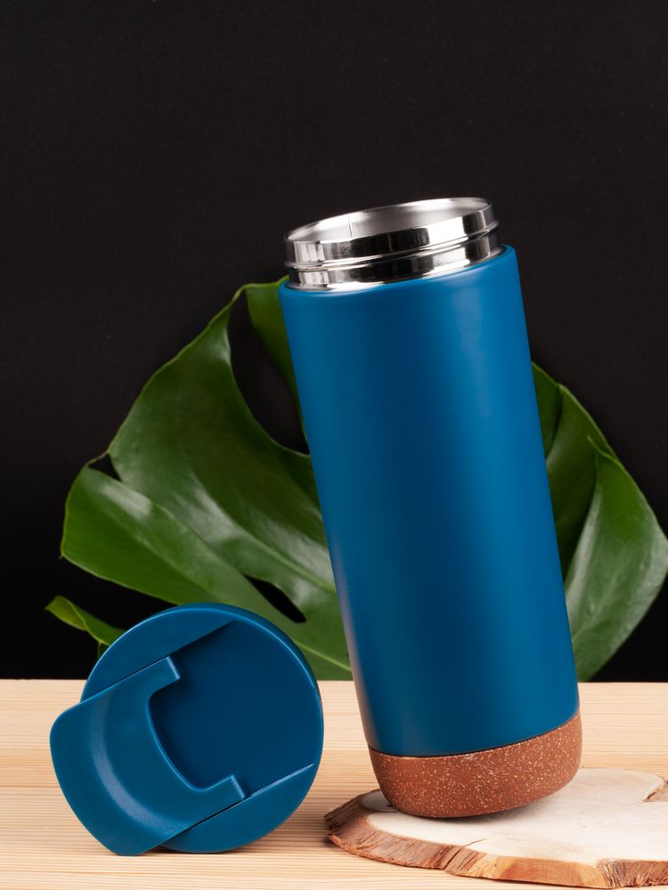 Термостакан Steady, синий / Миниатюра имиджевого (1000)