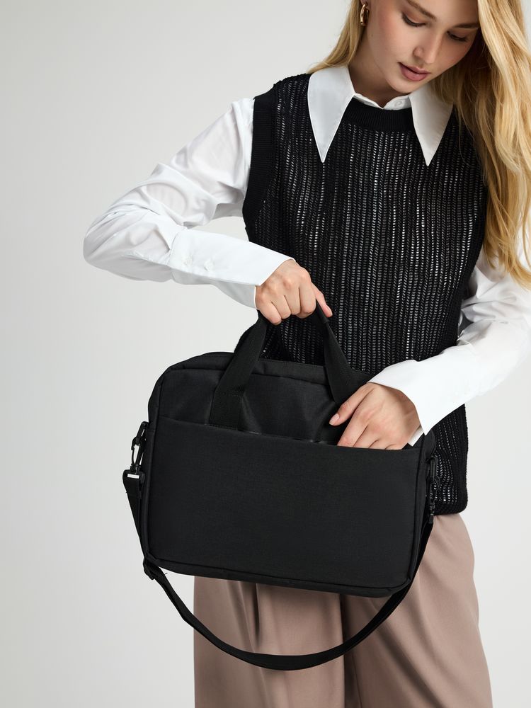 Сумка для ноутбука Delegate, черная / Миниатюра модельного (1000)