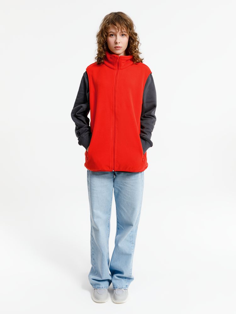 Жилет флисовый унисекс Nesse, красный / Миниатюра модельного (1000)