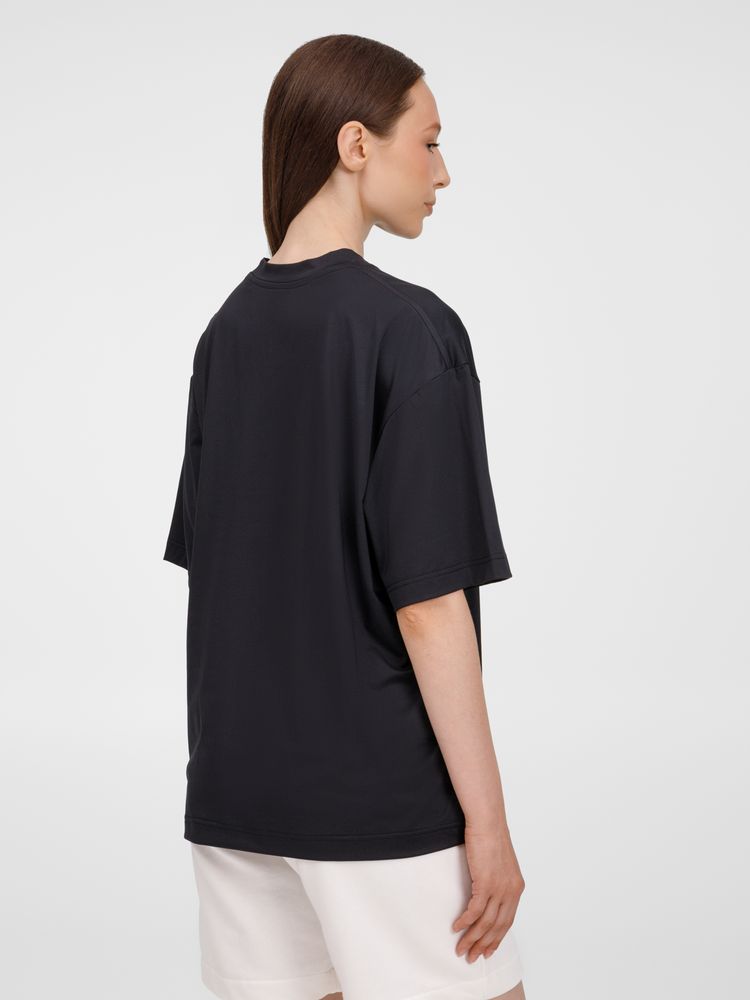 Футболка из бифлекса Morfiss, черная / Миниатюра модельного (1000)