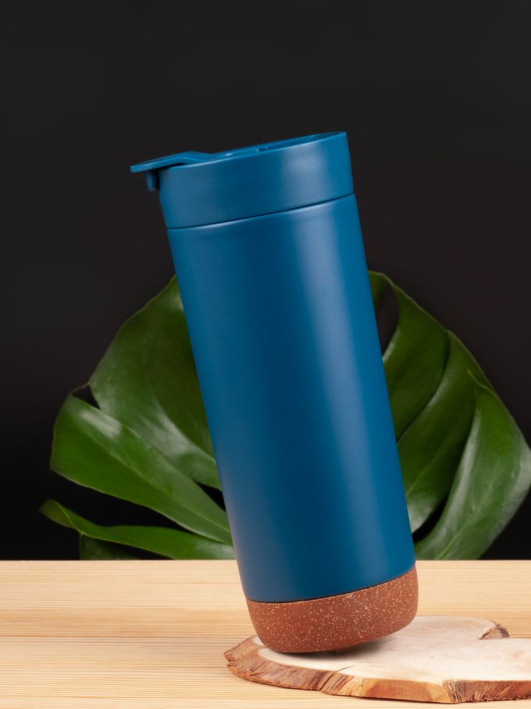 Термостакан Steady, синий / Миниатюра имиджевого (1000)