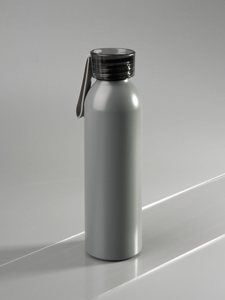 Бутылка для воды Brooke, матовая серая / Миниатюра имиджевого (1000)