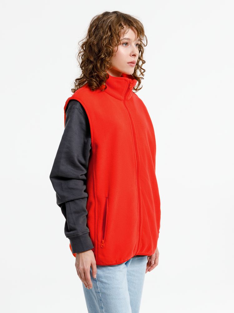 Жилет флисовый унисекс Nesse, красный / Миниатюра модельного (1000)