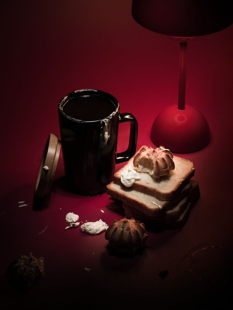 Кружка Vierra с крышкой-костером, черная / Миниатюра имиджевого (1000)