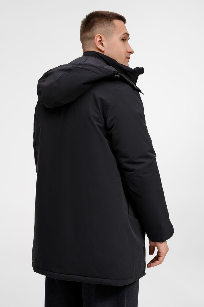Куртка-парка унисекс Sfera, черная / Миниатюра модельного (1000)