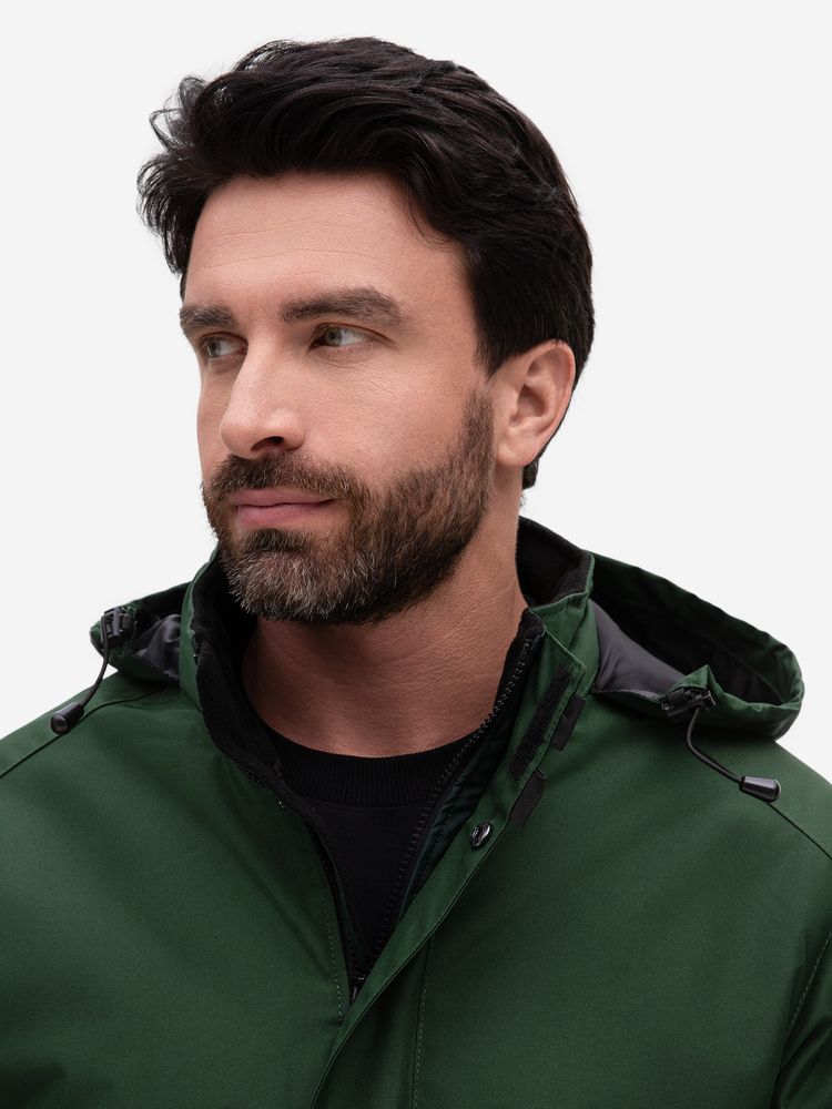 Куртка на стеганой подкладке Robyn, темно-зеленая / Миниатюра модельного (1000)