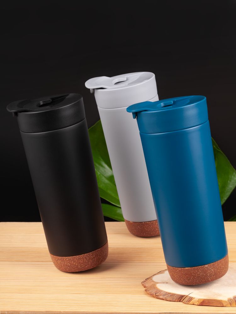 Термостакан Steady, синий / Миниатюра имиджевого (1000)