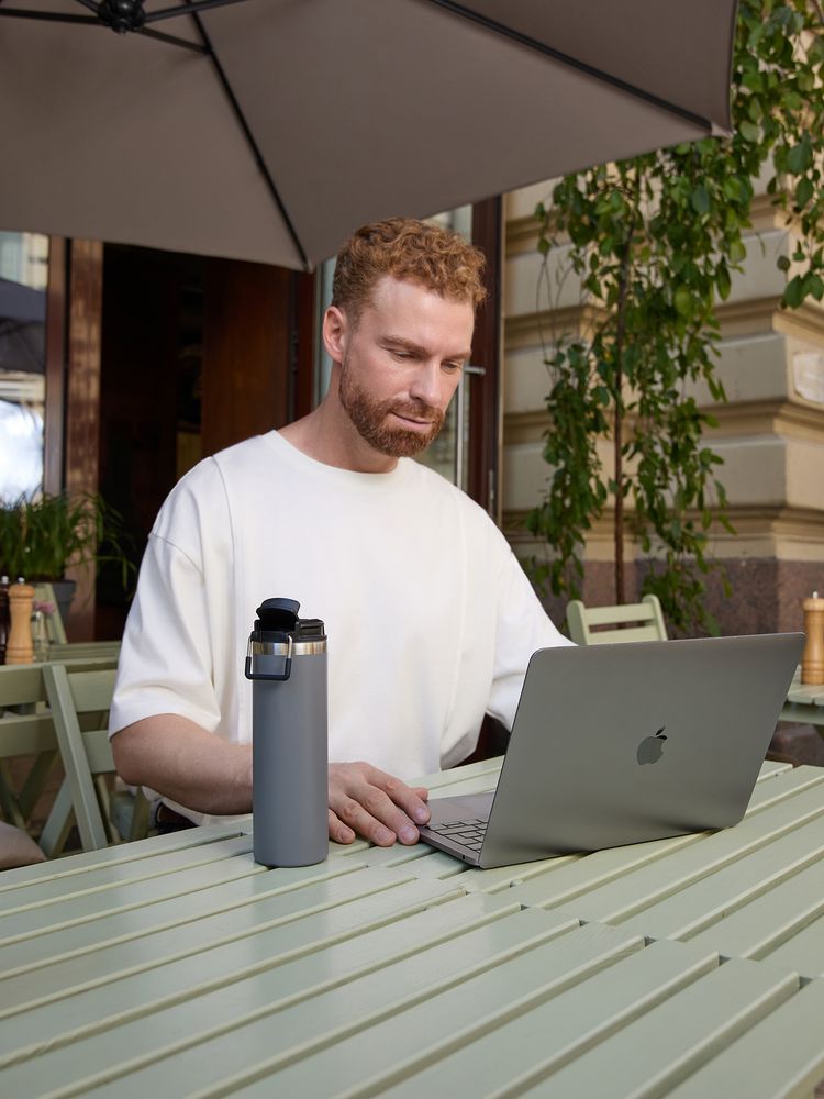 Термостакан Ringo Stark, серый / Миниатюра имиджевого (1000)