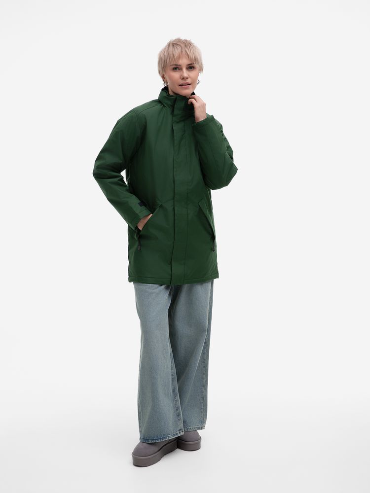 Куртка на стеганой подкладке Robyn, темно-зеленая / Миниатюра модельного (1000)