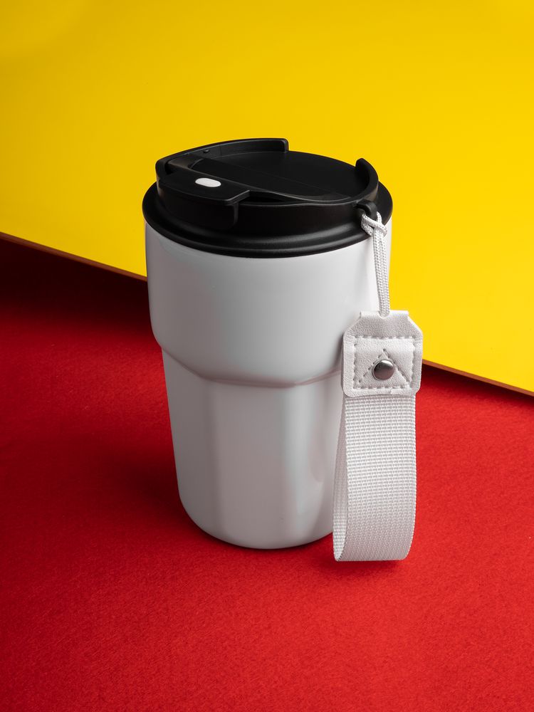 Термостакан Freshbrew, белый / Миниатюра имиджевого (1000)