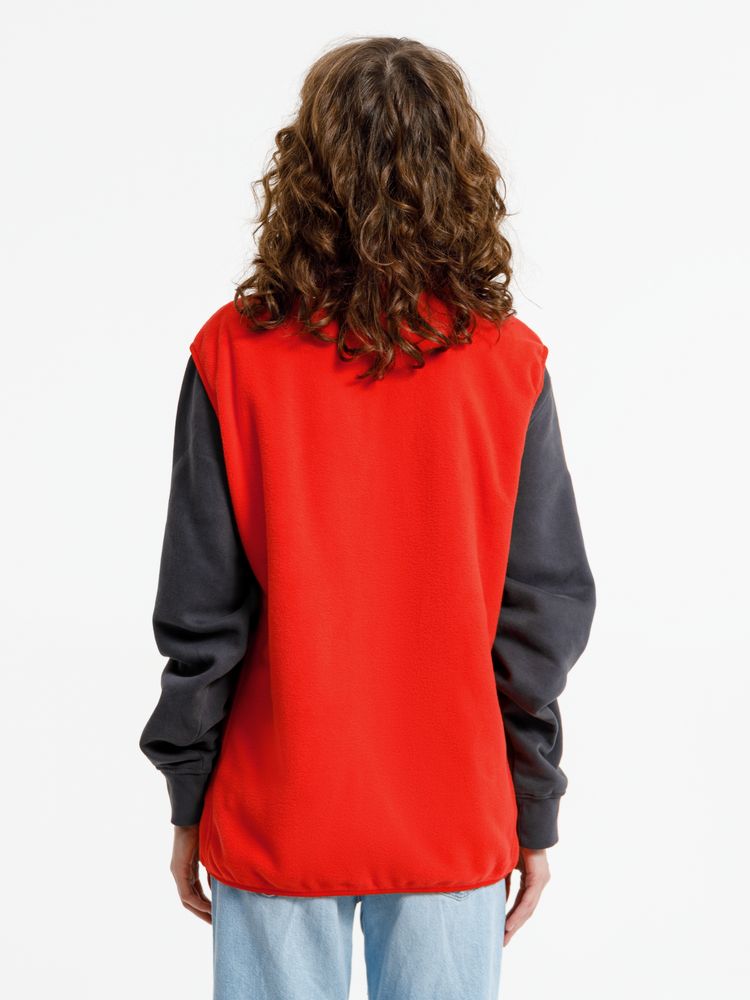 Жилет флисовый унисекс Nesse, красный / Миниатюра модельного (1000)