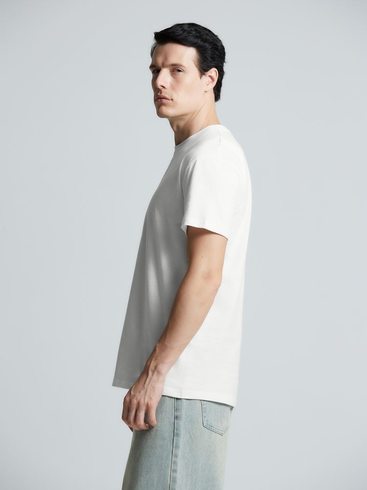 Футболка унисекс T-Bolka 160, белая (белоснежная) / Миниатюра модельного (1000)