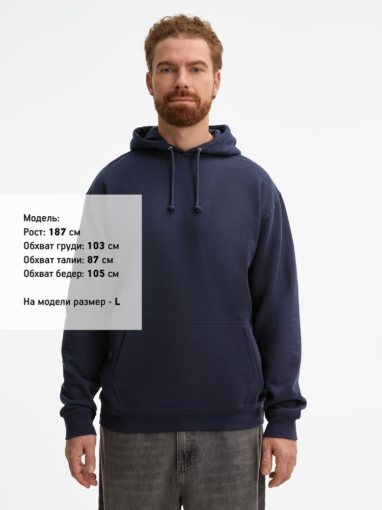 Худи унисекс Condor, темно-синее / Миниатюра модельного (1000)