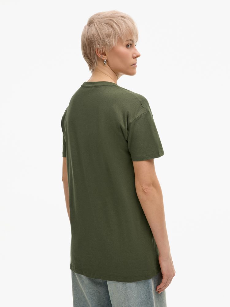 Футболка унисекс Regent 150, темный хаки / Миниатюра модельного (1000)