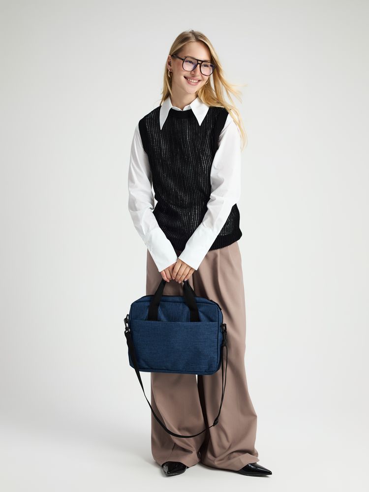 Сумка для ноутбука Delegate, синяя / Миниатюра модельного (1000)