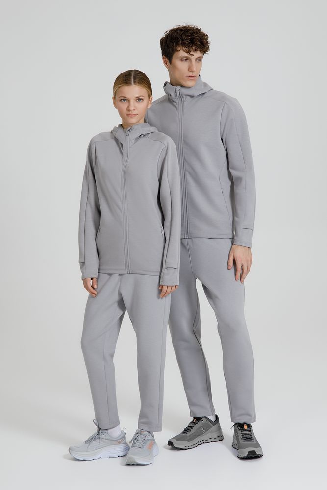 Куртка с капюшоном унисекс Begi, серая / Миниатюра модельного (1000)