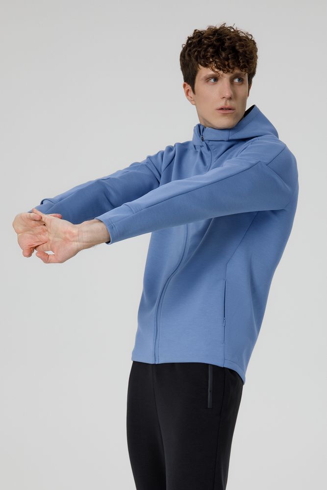 Куртка с капюшоном унисекс Begi, синяя / Миниатюра модельного (1000)