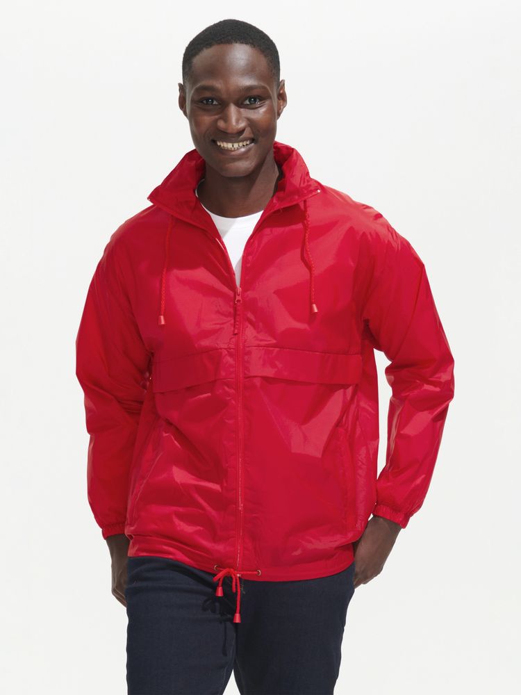 Ветровка из нейлона Surf 210, красная / Миниатюра имиджевого (1000)