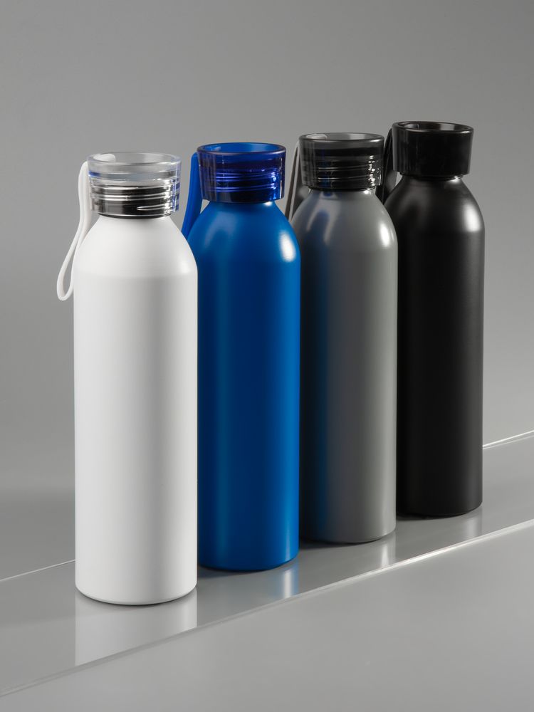 Бутылка для воды Brooke, матовая серая / Миниатюра имиджевого (1000)