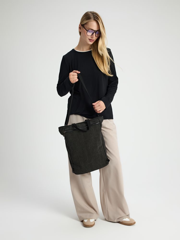 Рюкзак-шопер Casual, черный / Миниатюра модельного (1000)