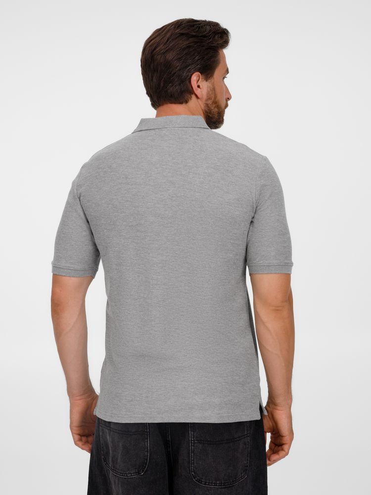 Рубашка поло унисекс Upswing, серый меланж / Миниатюра модельного (1000)