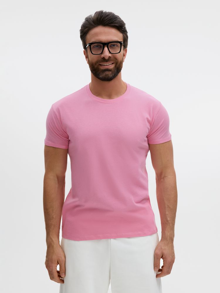 Футболка унисекс Regent 150, розовая орхидея / Миниатюра модельного (1000)