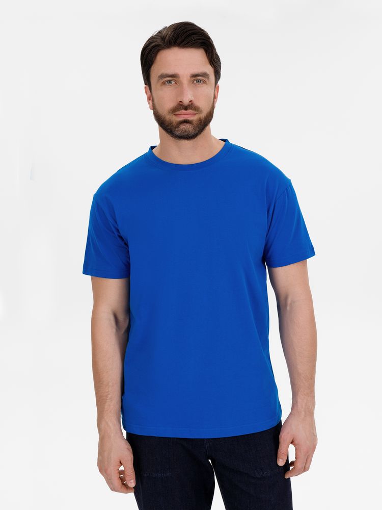 Футболка унисекс T-Bolka 180, синяя / Миниатюра модельного (1000)