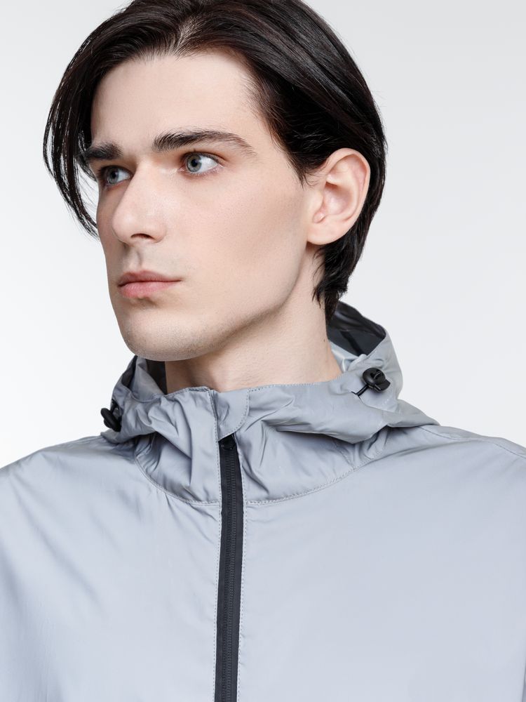 Парка Manifest из светоотражающей ткани, серая / Миниатюра модельного (1000)