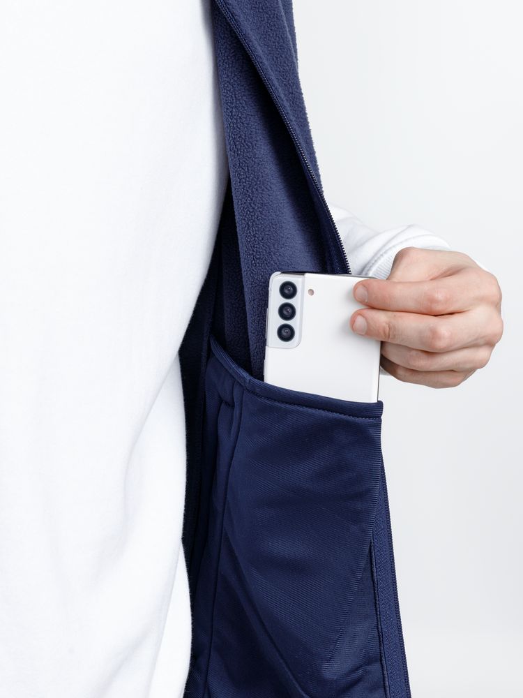 Жилет флисовый унисекс Nesse, темно-синий / Миниатюра модельного (1000)