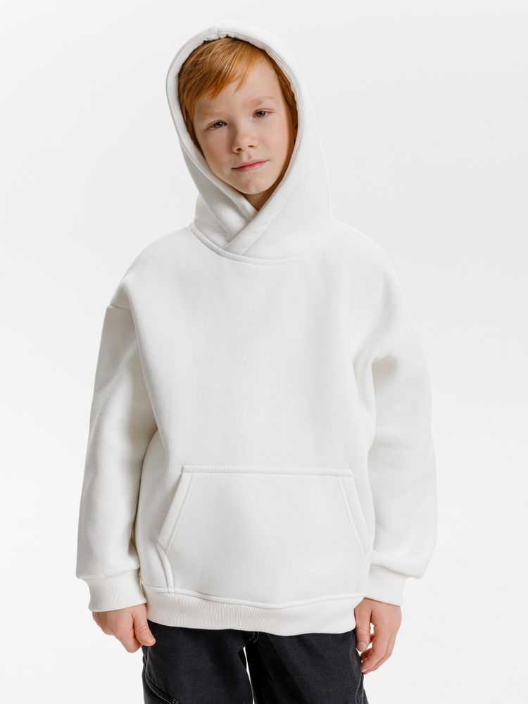 Худи детское оверсайз Junipero, молочное (белое) / Миниатюра модельного (1000)