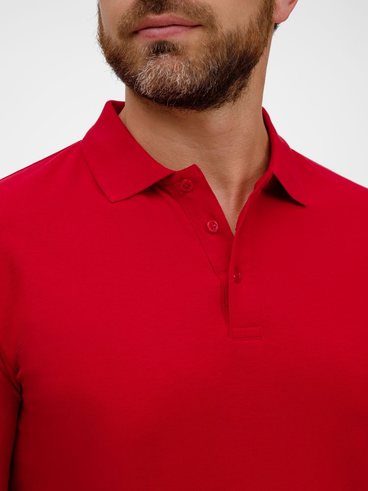 Рубашка поло унисекс Tervise, красная / Миниатюра модельного (1000)