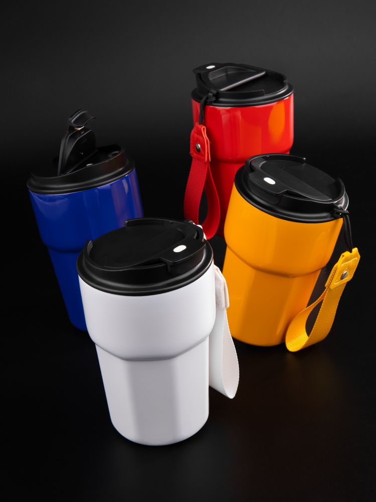 Термостакан Freshbrew, белый / Миниатюра имиджевого (1000)