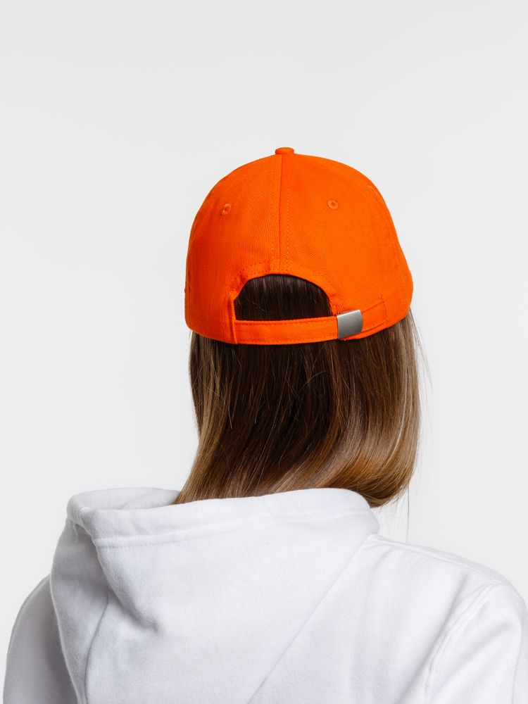 Бейсболка Spiker, оранжевая с белым / Миниатюра модельного (1000)