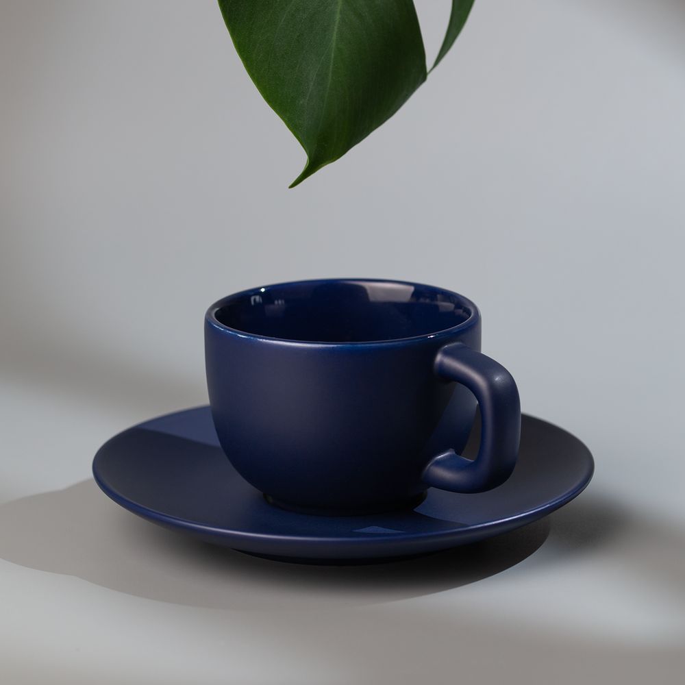 Чайная пара Stansa, темно-синяя / Миниатюра имиджевого (1000)