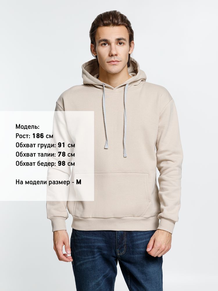 Толстовка с капюшоном Kirenga Heavy, бежевая / Миниатюра модельного (1000)