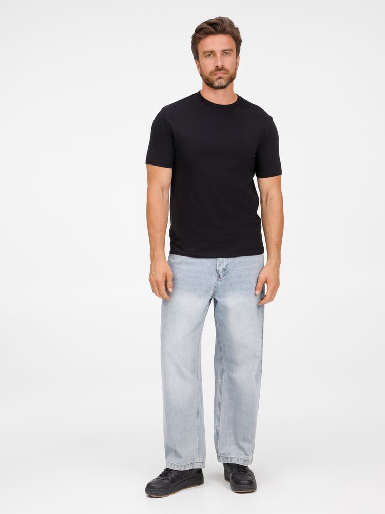 Футболка унисекс T-Bolka 180, черная / Миниатюра модельного (1000)