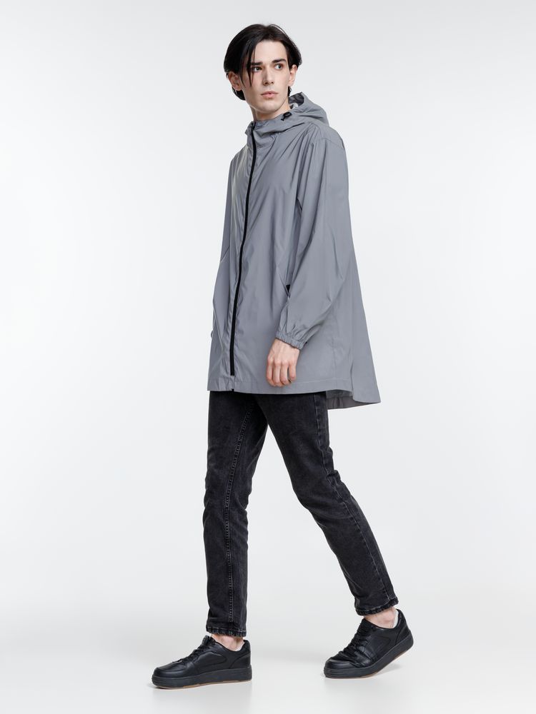 Парка Manifest из светоотражающей ткани, серая / Миниатюра модельного (1000)