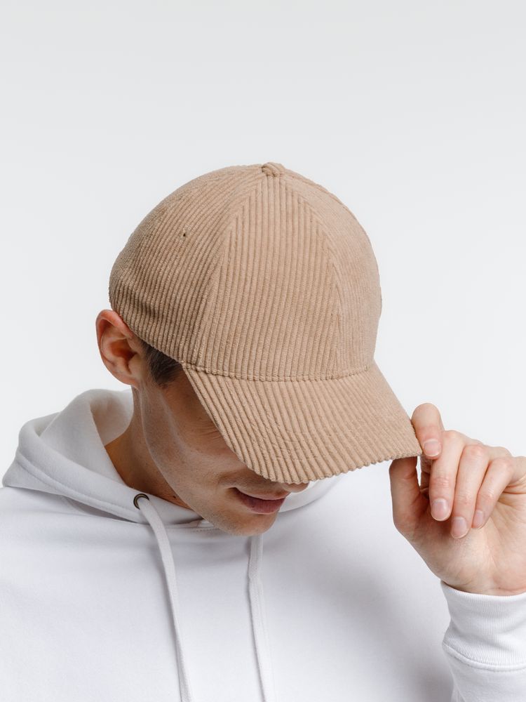 Бейсболка Soft Core, бежевая / Миниатюра модельного (1000)