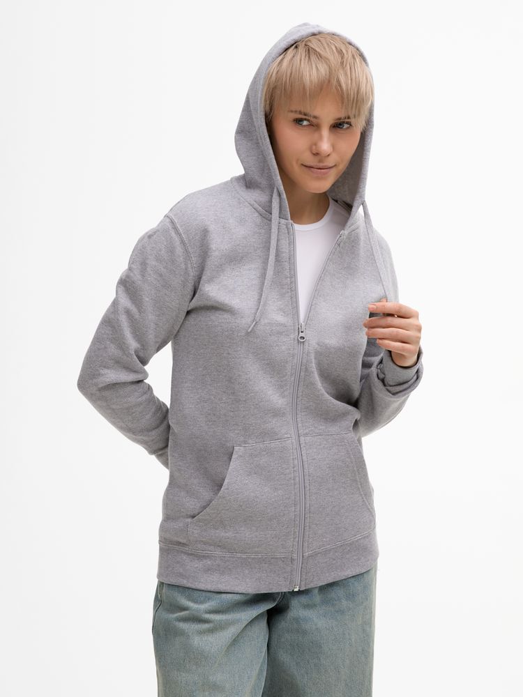 Толстовка унисекс Stone, серый меланж / Миниатюра модельного (1000)