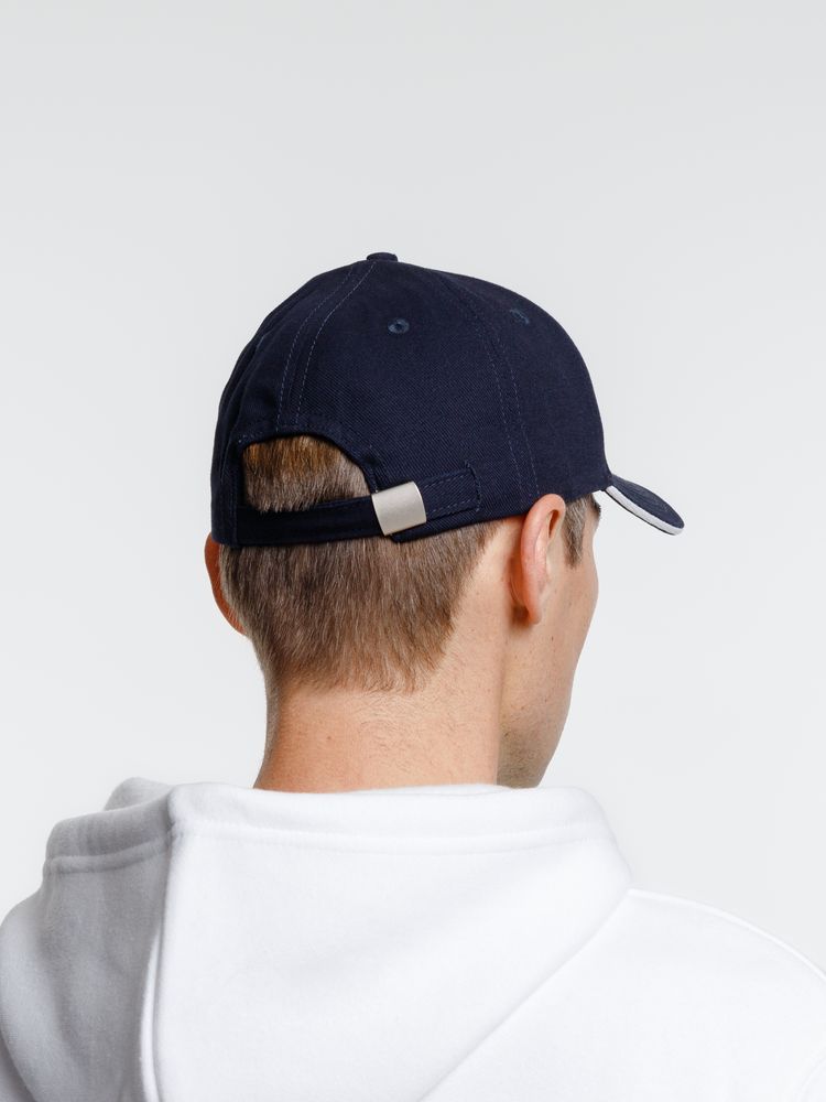 Бейсболка Spiker, темно-синяя с белым / Миниатюра модельного (1000)