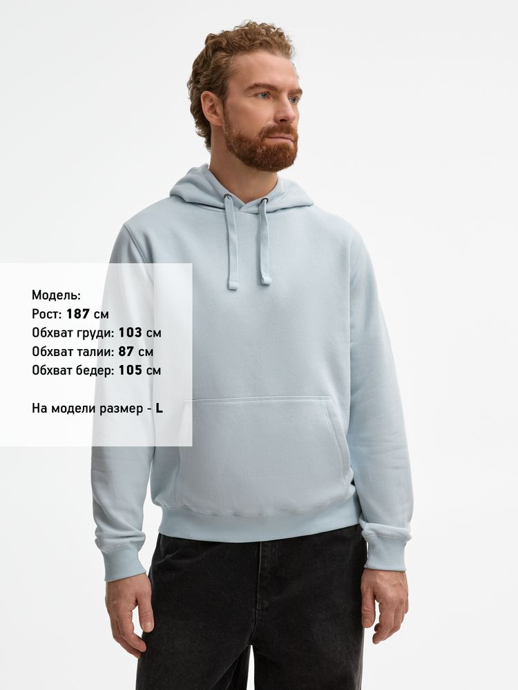 Толстовка унисекс Spencer, голубая / Миниатюра модельного (1000)