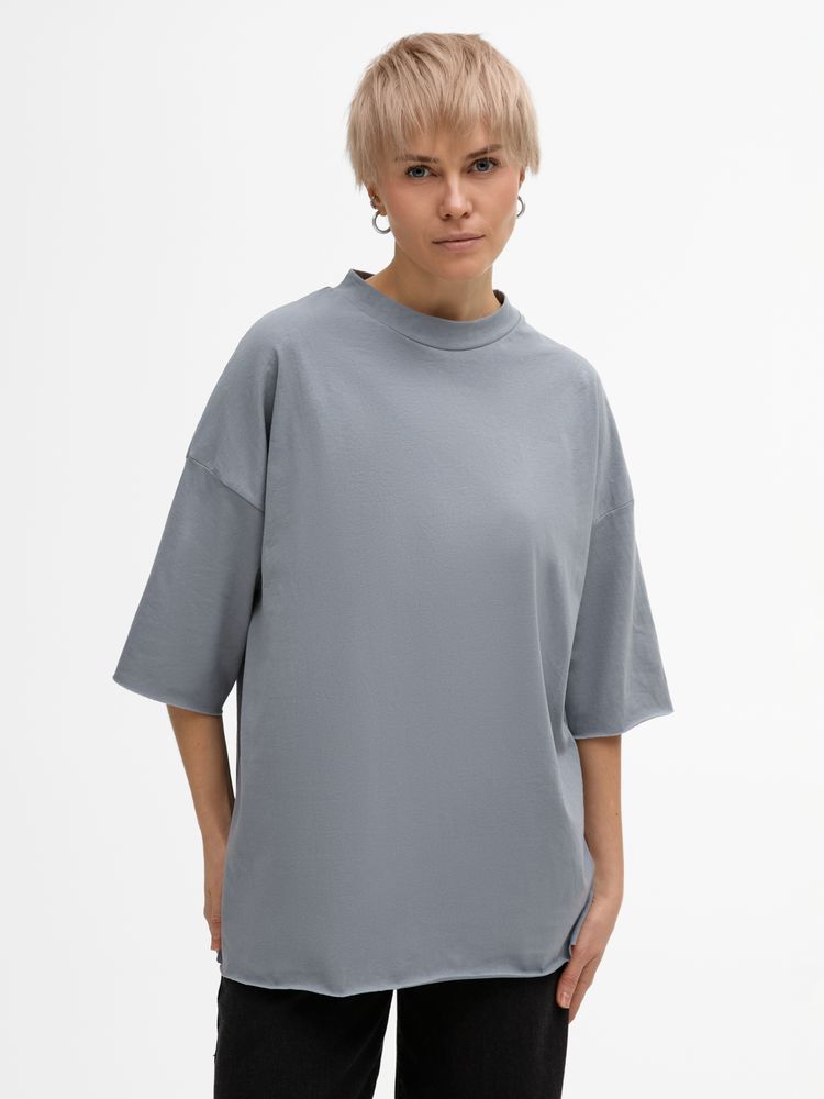 Футболка унисекс T1, серая / Миниатюра модельного (1000)