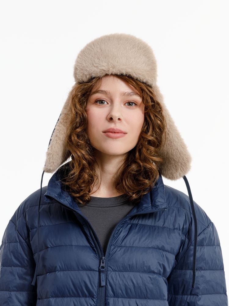 Шапка-ушанка Wasa, темно-синяя / Миниатюра модельного (1000)