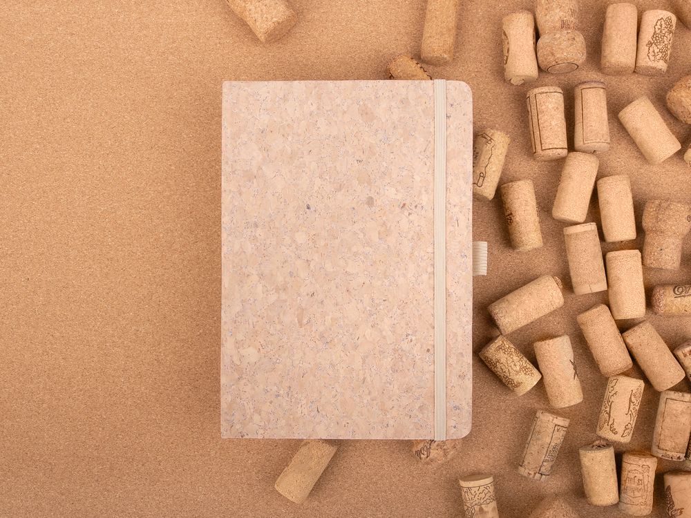 Блокнот Cork County, белый / Миниатюра имиджевого (1000)