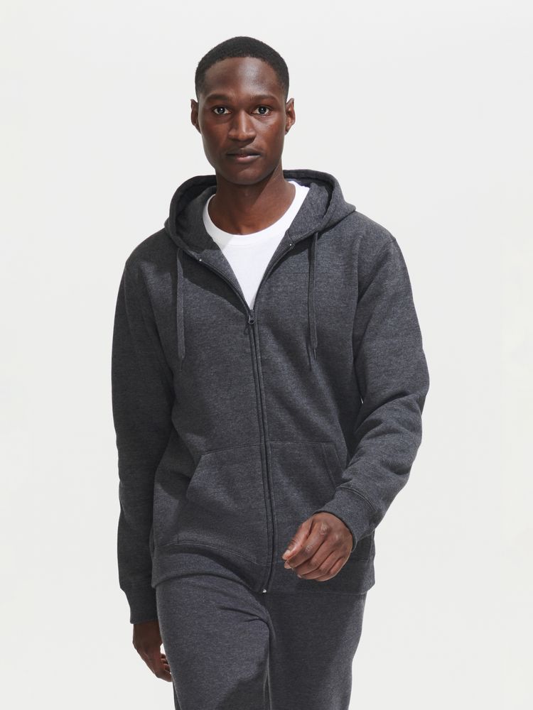 Толстовка мужская на молнии с капюшоном Seven Men, темно-синяя / Миниатюра имиджевого (1000)