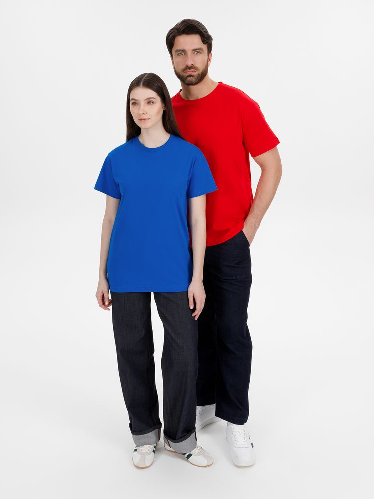 Футболка унисекс T-Bolka 180, синяя / Миниатюра модельного (1000)