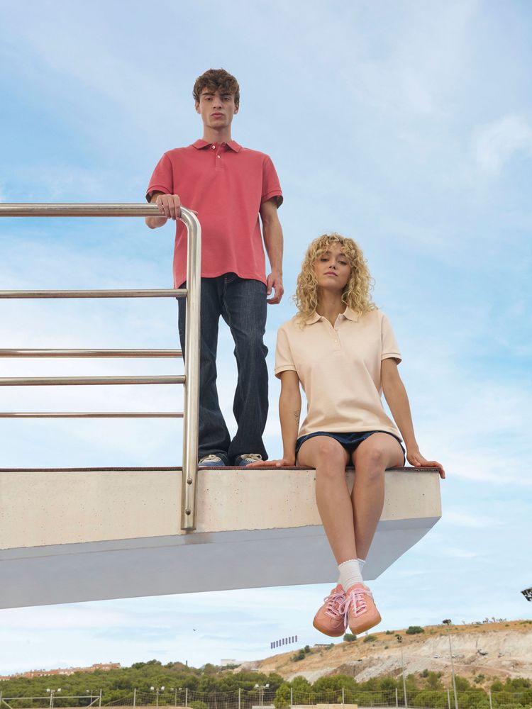 Рубашка поло женская Pacific Women, светло-розовая / Миниатюра модельного (1000)